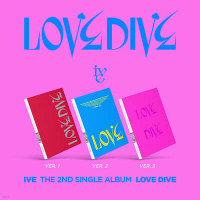 IVE (아이브) - LOVE DIVE [버전 3종 중 1종 랜덤 발송]