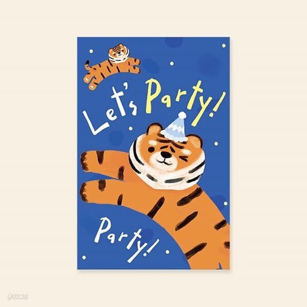 [캘리그라피카드] YM2209 - LET'S PARTY2 생일카드