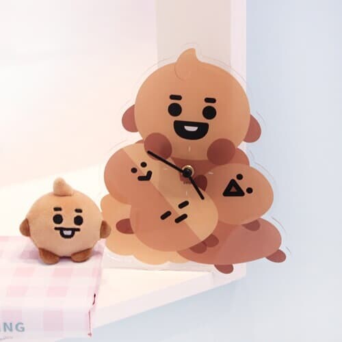BT21 BABY 아크릴 슈키 벽시계