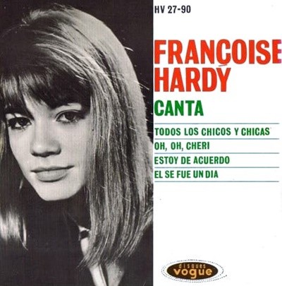 [중고 LP] Francoise Hardy - Todos Los Chicos Y Chicas (7Inch Vinyl) (Spain 수입)