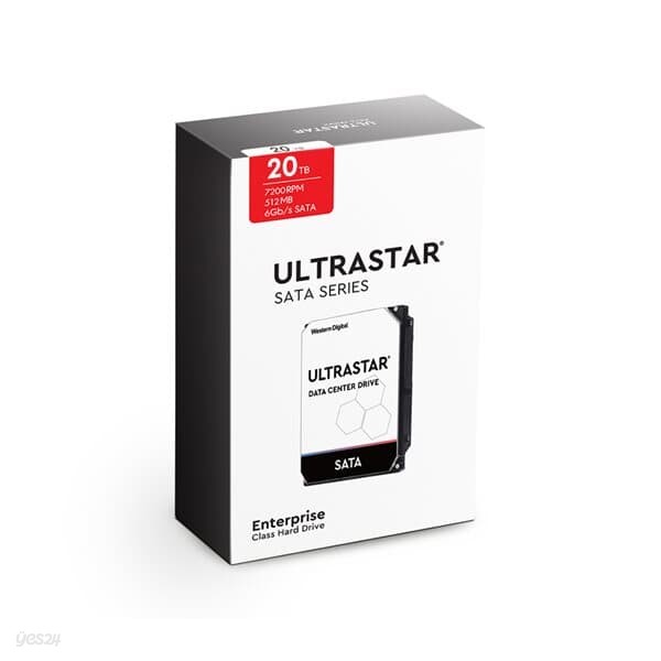 Ultrastar HC560 WUH722020ALE6L4 20TB 1PACK /무상보증3년/패키지/SATA3/공식총판점