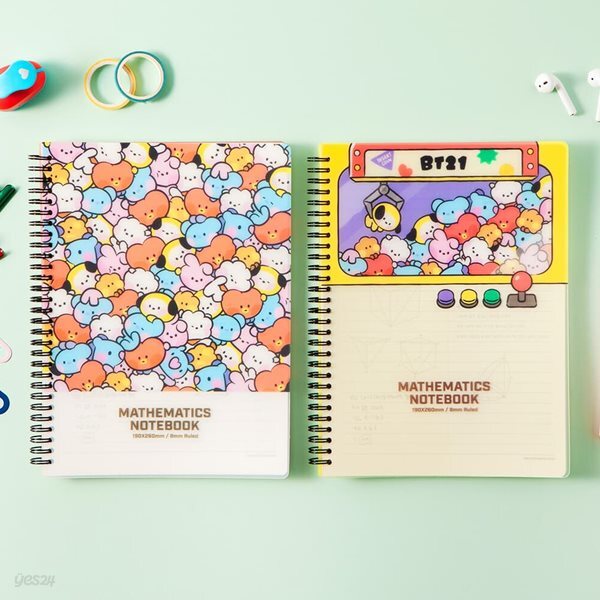 BT21 미니니 PP커버수학노트