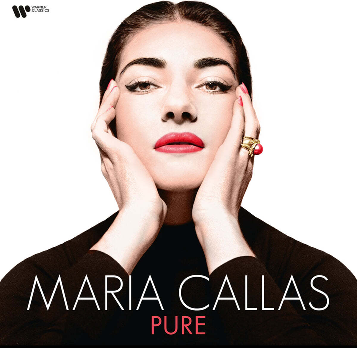 Maria Callas 순수한 마리아 칼라스 (Pure Maria Callas) [투명 레드 컬러 LP] 