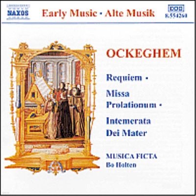 ɰ : , ̻ ζġ (Ockeghem : Requiem, Missa Prolationum)(CD) - Bo Holten