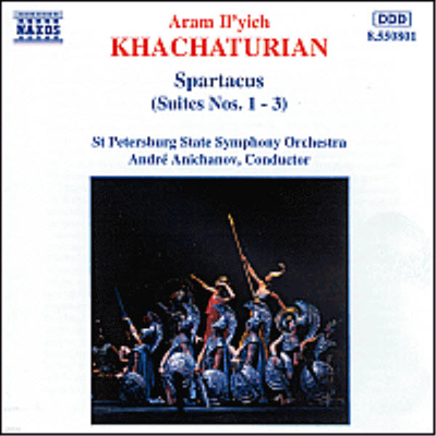  : ŸŸ  1-3 (Khachaturian : Spartacus Suites Nos.1-3)(CD) - Andre Anichanov