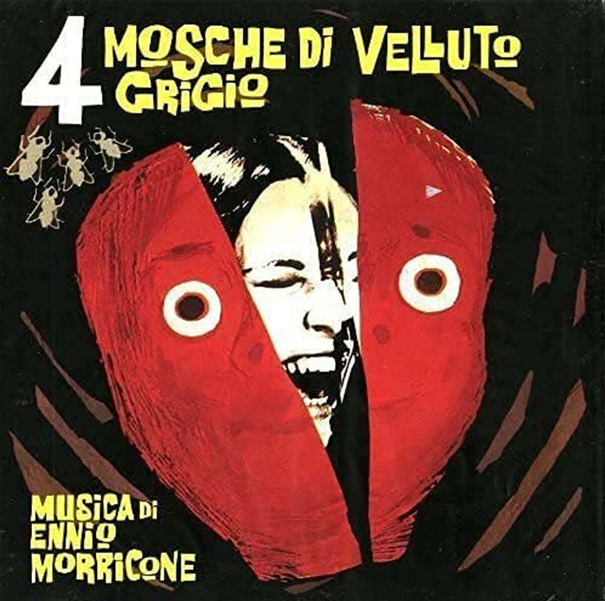 포 플라이스 온 그레이 벨벳 영화음악 (4 Mosche Di Velluto Grigio OST by Ennio Morricone) [화이트 컬러 LP]
