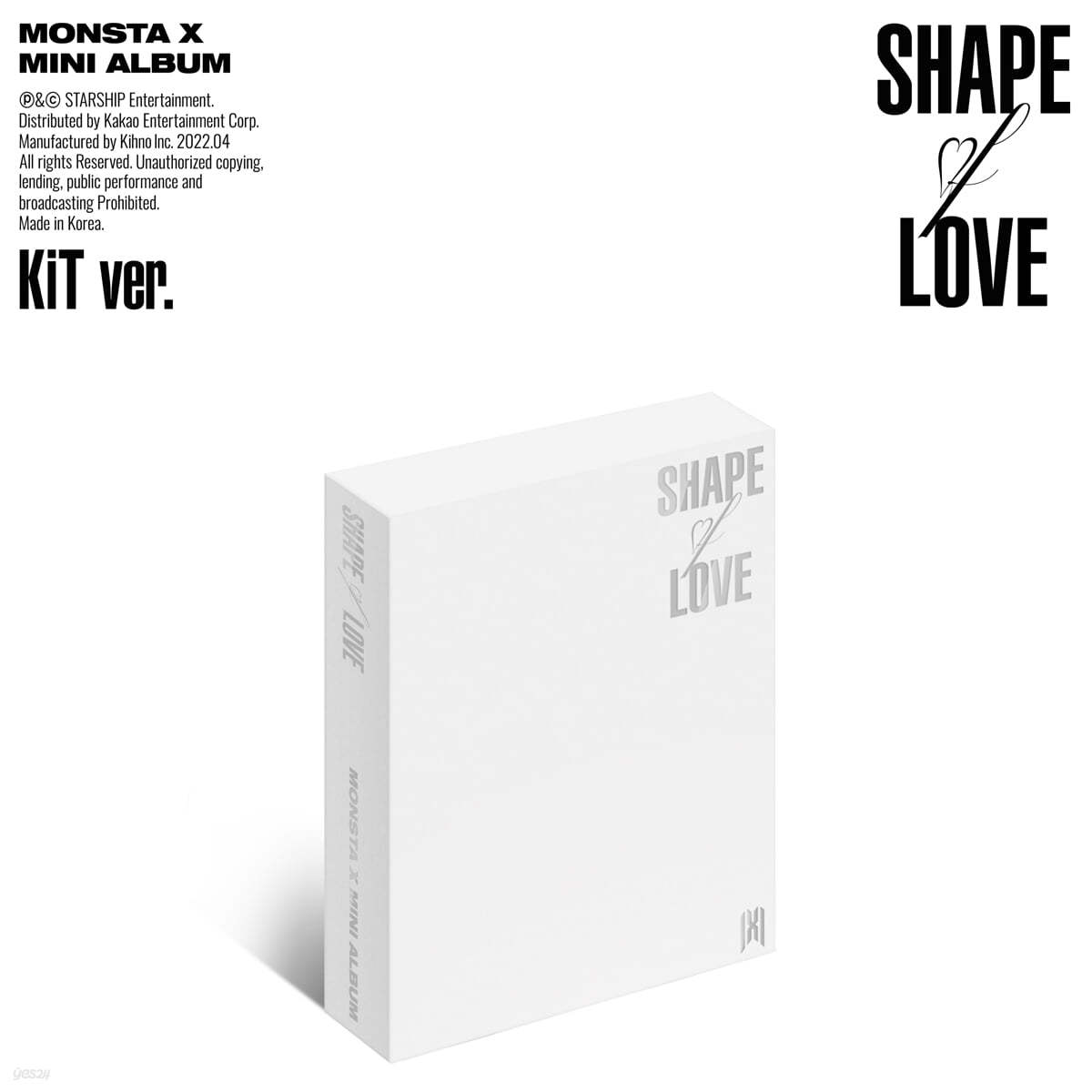 몬스타엑스 (MONSTA X) - 미니앨범 11집 : SHAPE of LOVE [키트앨범]