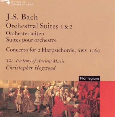 Bach : Concerto For 2 Harpsichords, BWV 1060 - Christopher Hogwood (미개봉) 