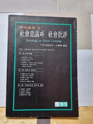 社會意識과 社會批評