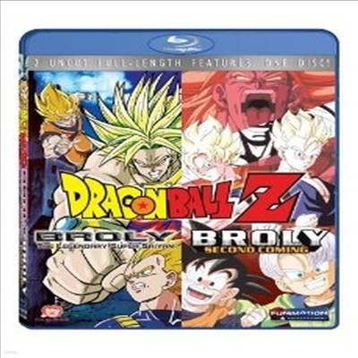 Dragon Ball Z - Broly Double Feature (巡  Z) (ѱ۹ڸ)(Blu-ray) (2007)