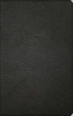 KJV Thinline Reference Bible, Black Genuine Leather, Indexed