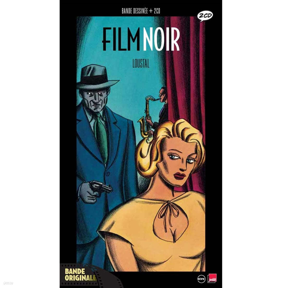 일러스트로 만나는 누아르 영화속의 재즈 음악 모음집 (FILM NOIR Illustrated by Loustal) 