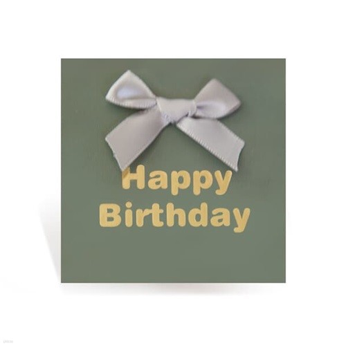 [프롬앤투] 미니 리본 생일축하카드 리본카드 FT1044-3