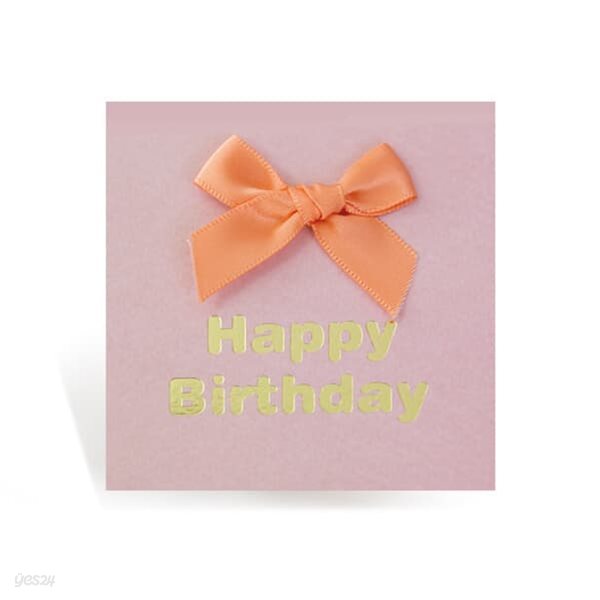 [프롬앤투] 미니 리본 생일축하카드 리본카드 FT1044-5