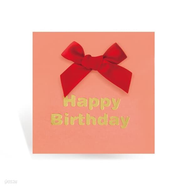 [프롬앤투] 미니 리본 생일축하카드 리본카드 FT1044-8