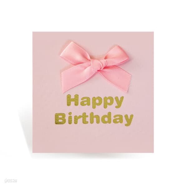 [프롬앤투] 미니 리본 생일축하카드 리본카드 FT1044-9