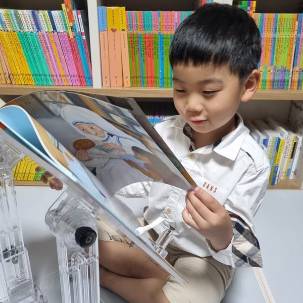 B품 리드모아 높이조절 아크릴 투명 독서대 유아 어린이
