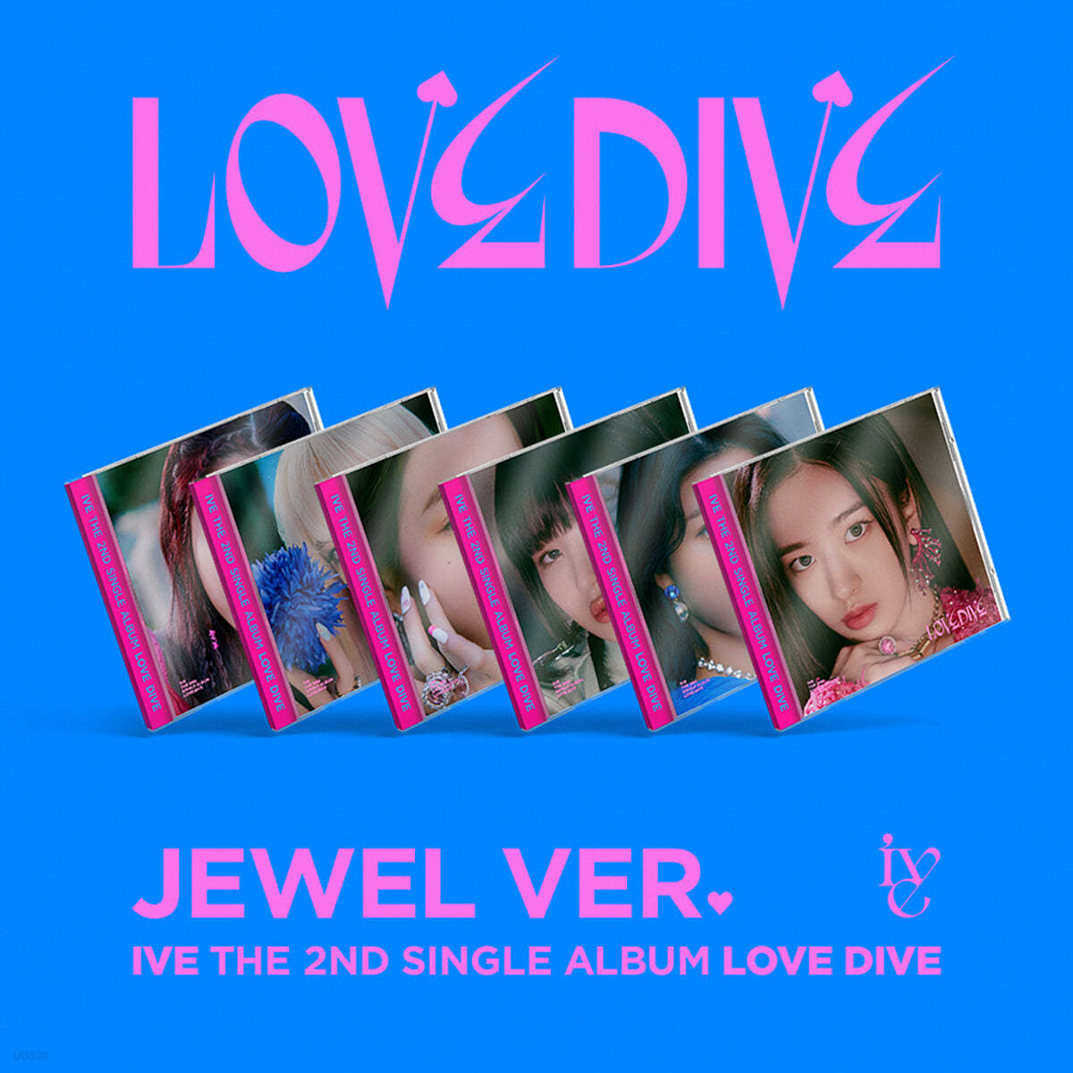 IVE (아이브) - LOVE DIVE [Jewel ver.][한정반] [버전 6종 중 1종 랜덤 발송]