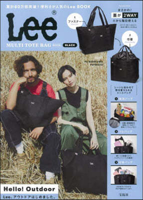 Lee MULTI TOTE BAG BOOK BLACK