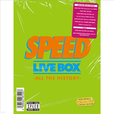 Speed (ǵ) - Live Box -All The History- (8Blu-ray) (ȸ)(Blu-ray)(2022)