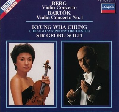 Berg , bartok : Violin Concerto No. 1 -  정경화  (독일발매)