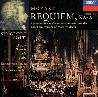 Mozart : Requiem (레퀴엠) , K 626 - Georg Solti (US발매)