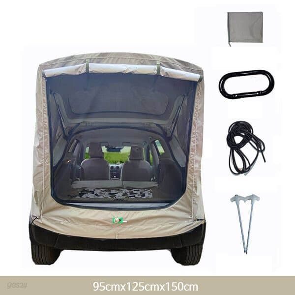 차량용 텐트세트 ver2(95cmx125cmx150cm) (카키)(단독5)