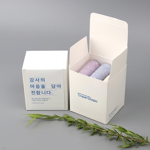 [슈퍼베이직][무료배송] 남녀공용 골지 양말 선...