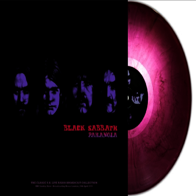 Black Sabbath — Paranoia: BBC Sunday Show Broadcasting House London 26th April 1970 앨범 커버