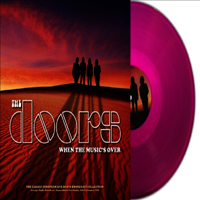 Doors — When the Music's Over: Sveriges Radio Broadcast Konserthuset Stockholm 20th September 1968 앨범 커버