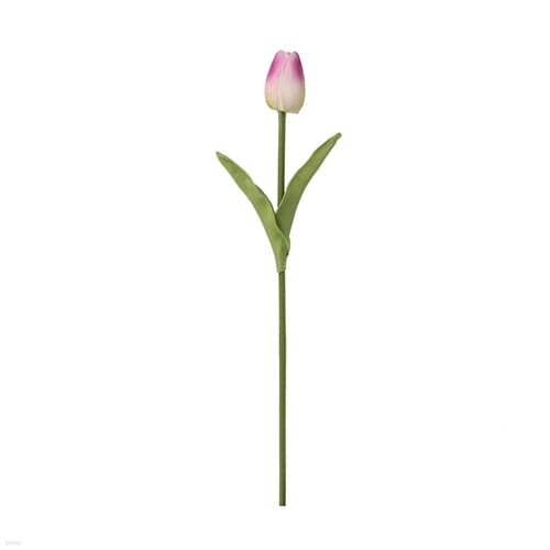 피어나 한송이 튤립 조화(핑크) 꽃인테리어