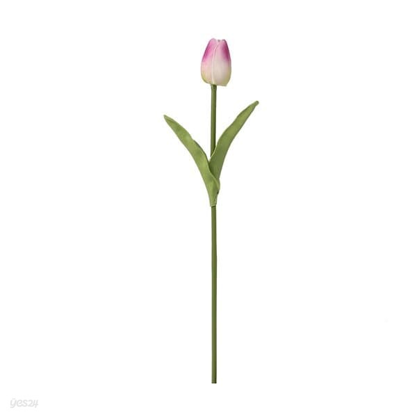 피어나 한송이 튤립 조화(핑크) 꽃인테리어