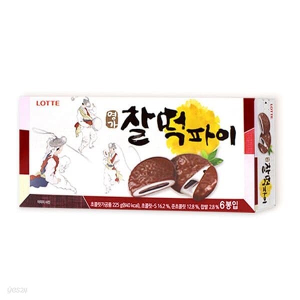 롯데제과 찰떡파이 210g 12개