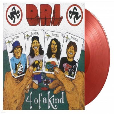 D.R.I. (Dirty Rotten Imbeciles) - Four Of A Kind (Ltd)(180G)(Red & Black Marbled Vinyl)(LP)