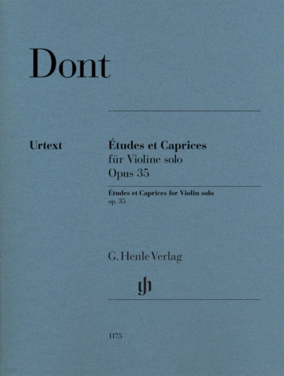 돈트 바이올린 무반주를 위한 카프리스 Op. 35