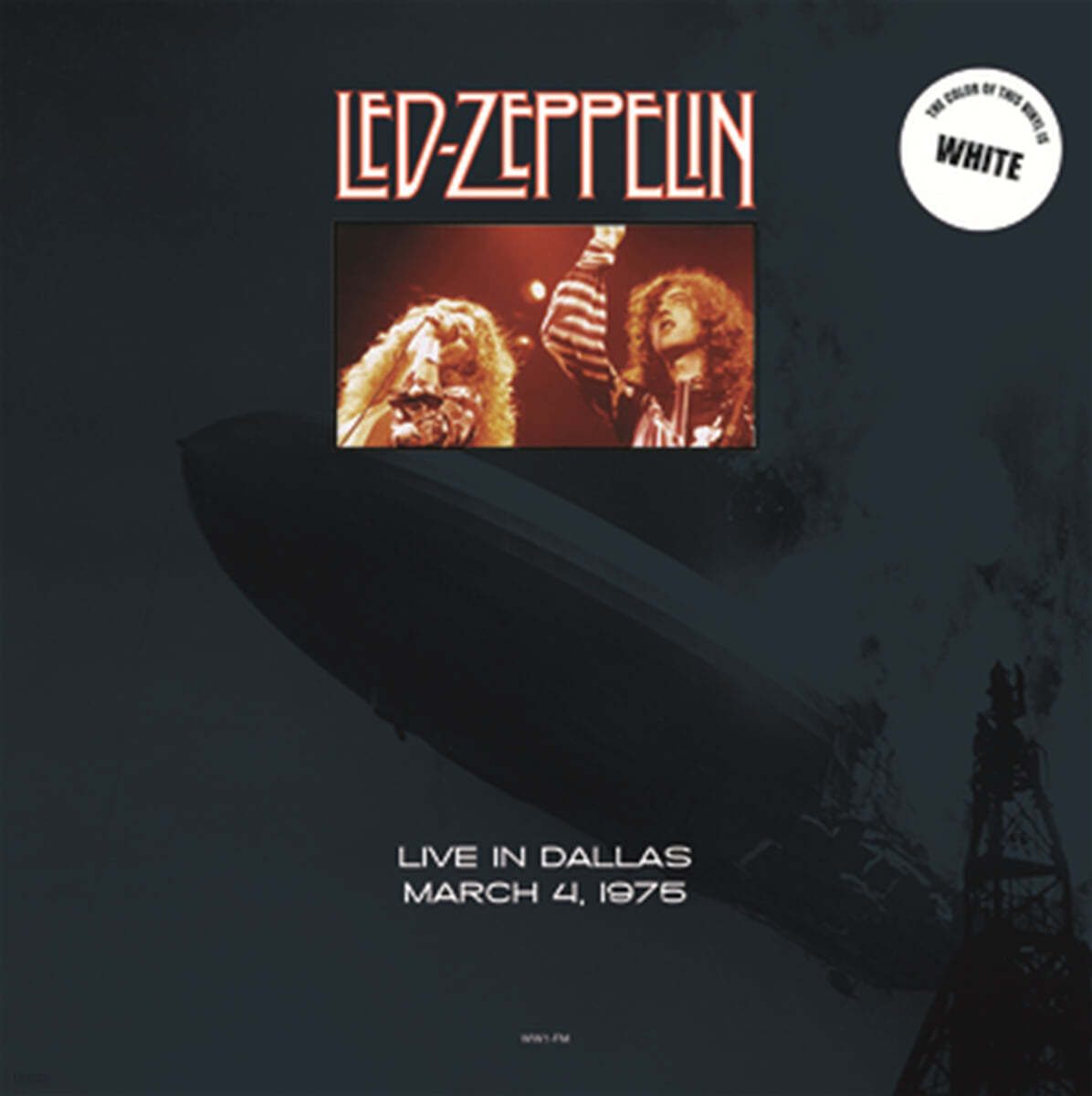 Led Zeppelin (레드 제플린) - Live In Dallas March 4, 1975 [화이트 컬러 LP] 