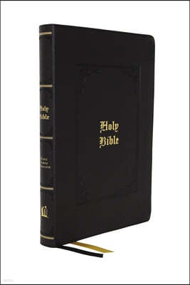 KJV Holy Bible: Large Print with 53,000 Center-Column Cross References, Black Leathersoft, Red Letter, Comfort Print (Thumb Indexed): King James Versi