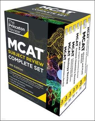 Princeton Review MCAT Subject Review Complete Box Set, 4th Edition: 7 Complete Books + 3 Online Practice Tests