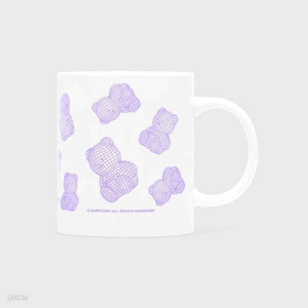 COVY GRID PATTERN-PURPLE(머그컵)