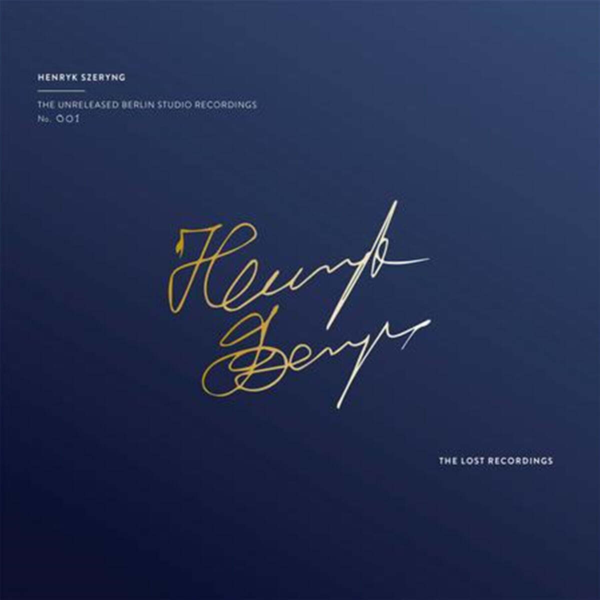 Henryk Szeryng 헨릭 셰링 베를린 미공개 녹음 모음집 (The Unreleased Berlin Studio Recordings) [2LP]