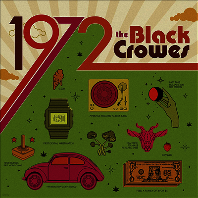 Black Crowes — 1972 (EP) 앨범 커버