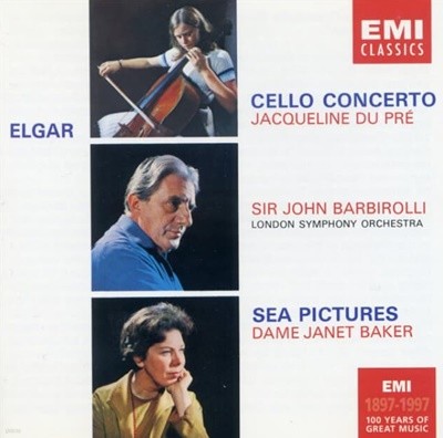 Elgar : Cello Concerto - 뒤 프레 (Jacqueline Du Pre) (Holland발매)