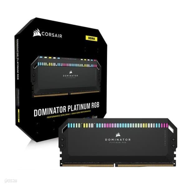 CORSAIR DDR5-5600 CL36 Domi. Platinum RGB블랙 32G(16x2)A1