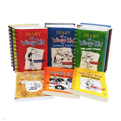Diary of a Wimpy Kid 17종 세트 : Book 1-16 & DIY Book (영국판)