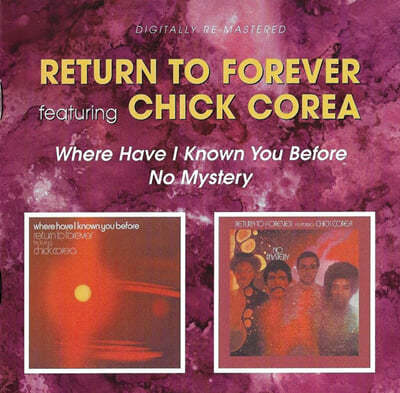 Return To Forever (  ) - Where Have I Known You Before / No Mystery 