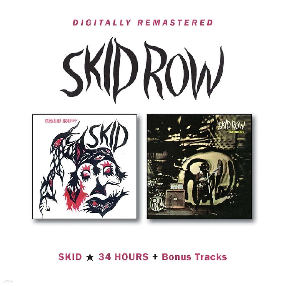 Skid Row (스키드 로우) - SKID / 34 Hours + Bonus Tracks