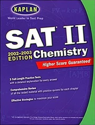 Kaplan SAT II Chemistry 2002-2003 