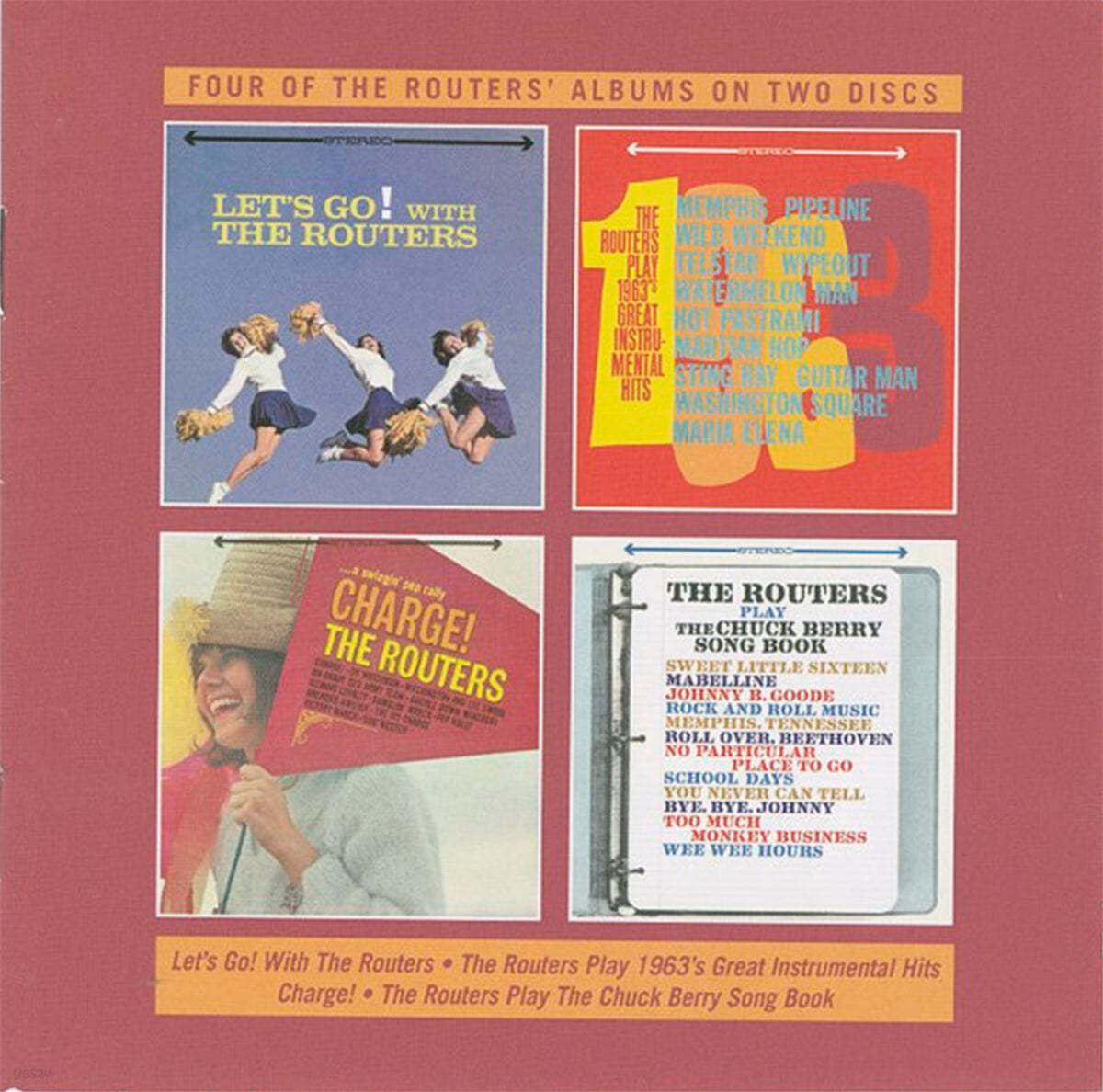 The Routers (루터스) - Let’s Go! / Play 1963’s Great Instrumental Hits / Charge! / Play The Chuck Berry Song Book 