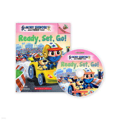 Moby Shinobi and Toby, Too! #3: Ready, Set, Go! (CD & StoryPlus)