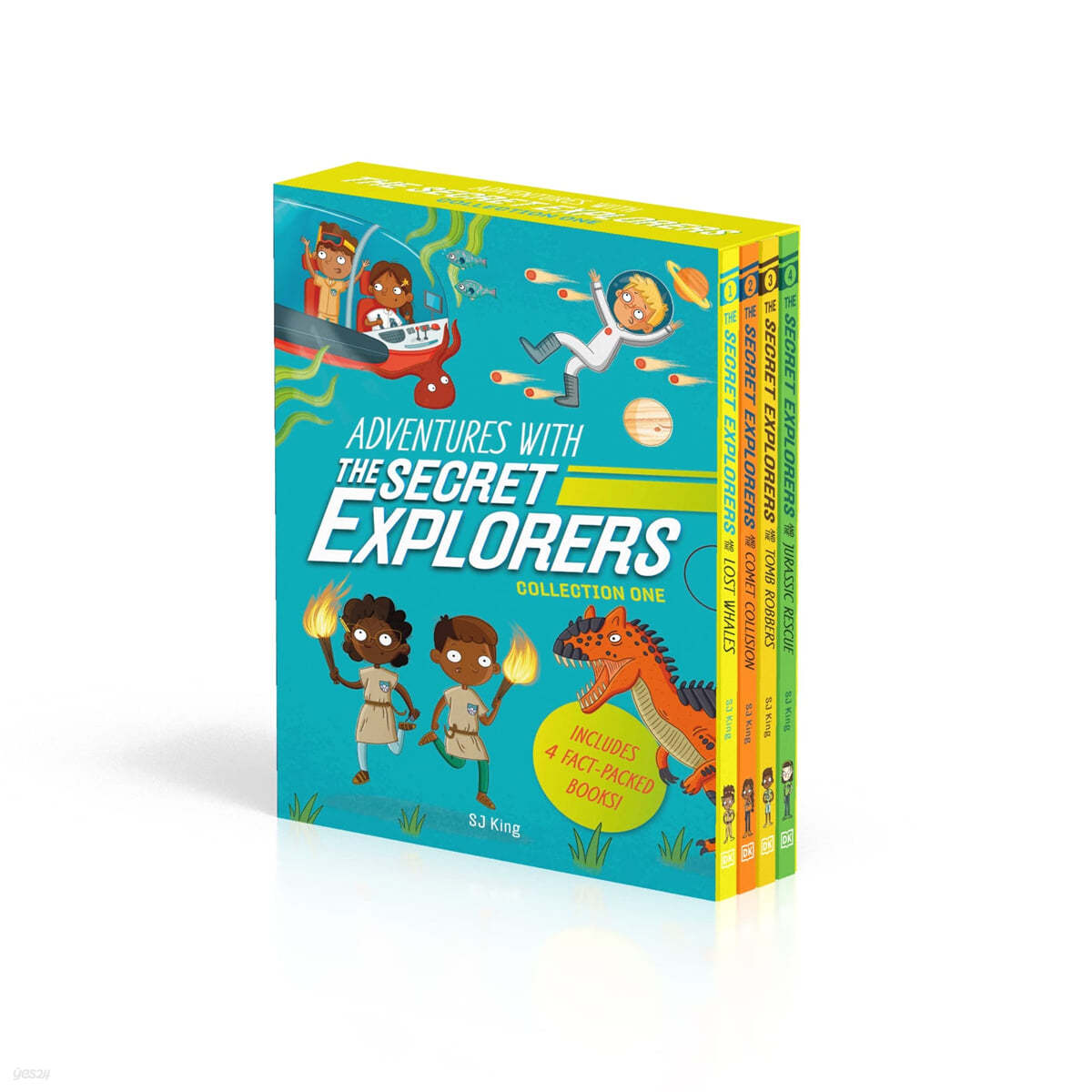 Adventures with The Secret Explorers Collection #1-4 Books Set